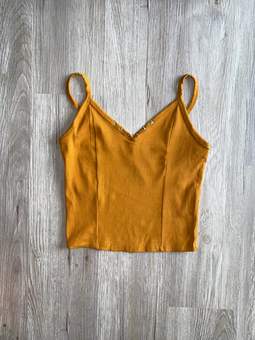 Mustard Cami Top